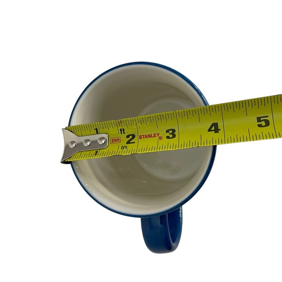 Starbucks 2008 blue ceramic mosaic pattern coffee tea mug cup collectible - Picture 9 of 9